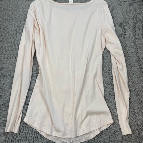 Sundance Women’s Ruched Ballet Pink Long Sleeve Top ~ Medium - Picture 7 of 10